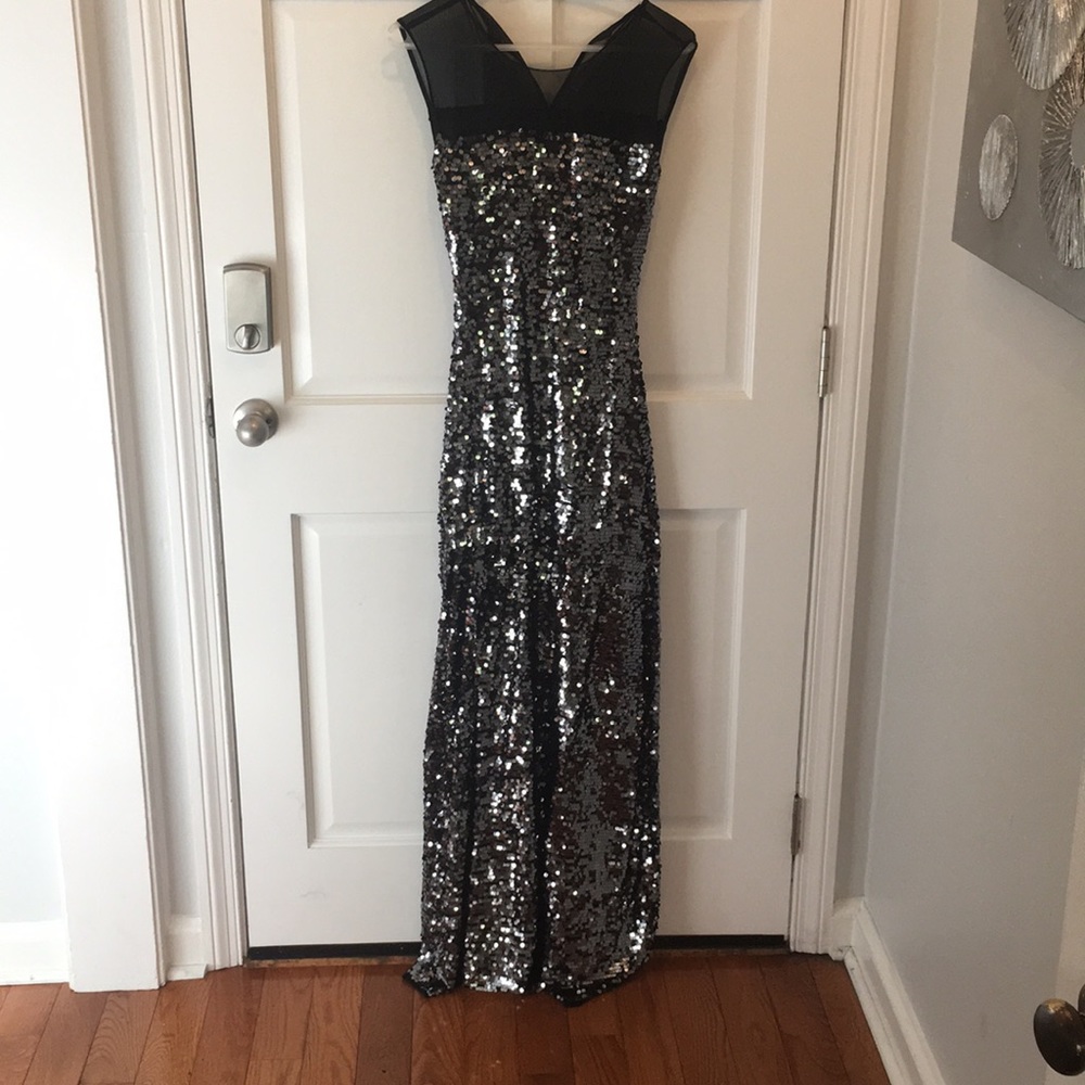 Stunning BCBG sequin gown